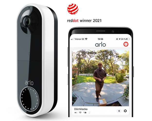 Dörrklocka med kamera Arlo Video Doorbell Verisure